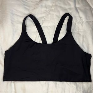 NWOT Girlfriend Collective black sports bra size M